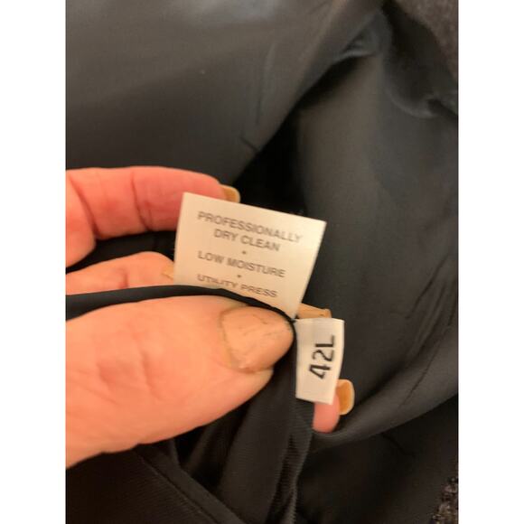 Hart Schaffner Marx Blazer Houndstooth Preppy Academia Professional Business 42L - Picture 8 of 12